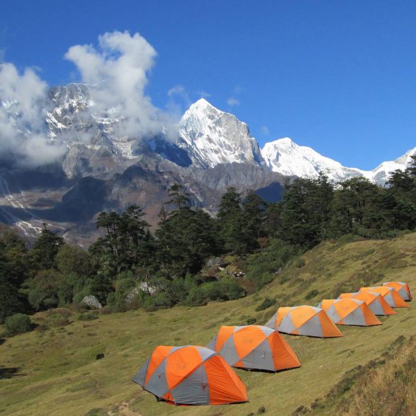 Camping in Nepal into the thin air of Himalayas